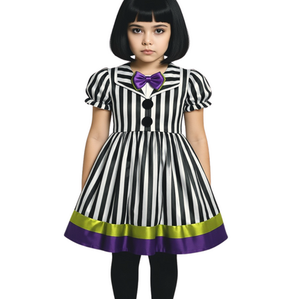 Disfraz Halloween niña estilo Beetlejuice