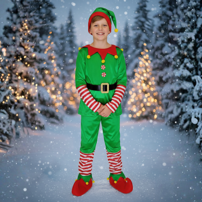 Disfraz de Elfo Navideño para Niños
