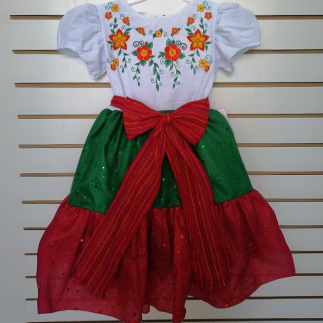 Vestido típico mexicano para niña