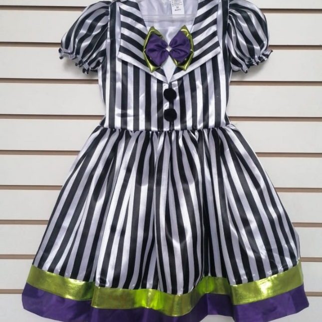 Disfraz Halloween niña estilo Beetlejuice