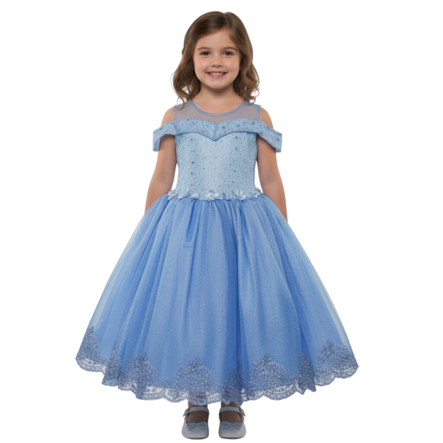 Vestido Princesa Niña ROSAURITAS